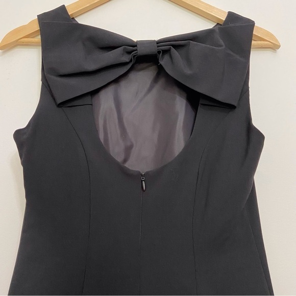 ZARA little black dress open back buckle sleeveless medium flattering film noir - Picture 3 of 12